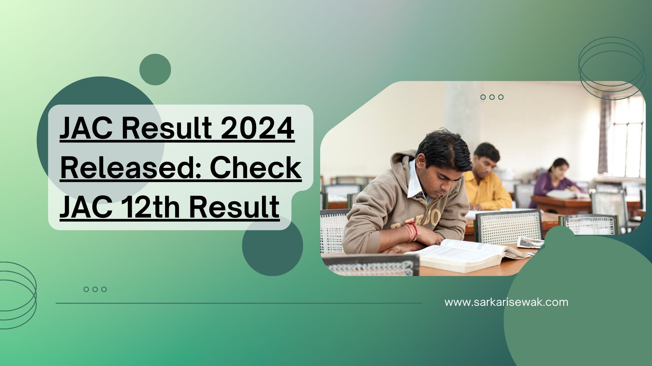 JAC Result 2024 Released: Check JAC 12th Result