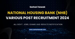 National Housing Bank (NHB) Various Post Recruitment 2024