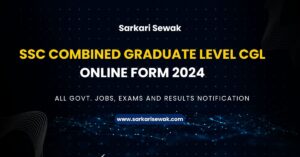 SSC Combined Graduate Level CGL Online Form 2024 Extended